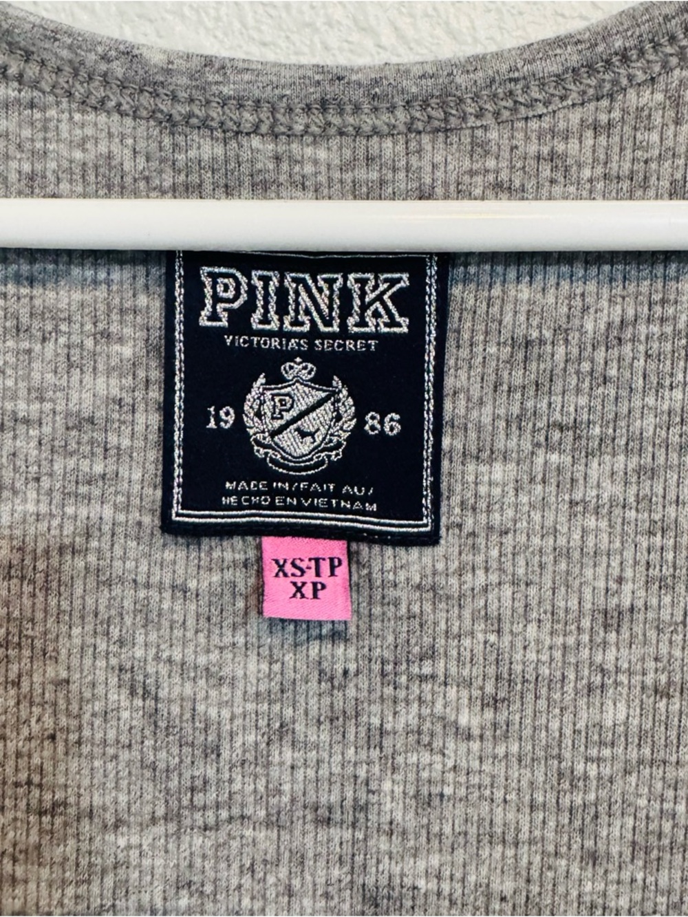 Victorias Secret PINK Y2K Vintage Embellished Tank Top XS - Picture 5 of 5